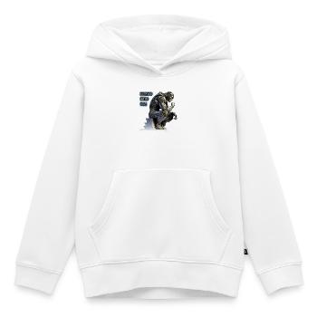Cogito 02 – Cyborg-Denker Cogito Ergo Sum - Kinder Premium Organic Hoodie - Weiß - Vorne - AI Model Kid Female (0cm)