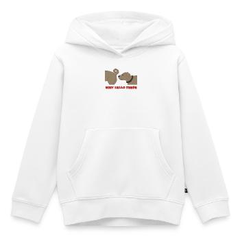 Haustiere Hund Statement Kuscheltier Heimtier - Kinder Premium Organic Hoodie - Weiß - Vorne - AI Model Kid Female (0cm)
