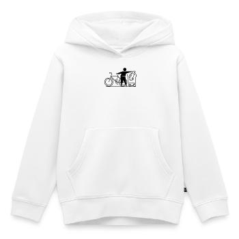 Umwelt Umweltfreundlich Naturschutz Umweltschutz - Kinder Premium Organic Hoodie - Weiß - Vorne - AI Model Kid Female (0cm)