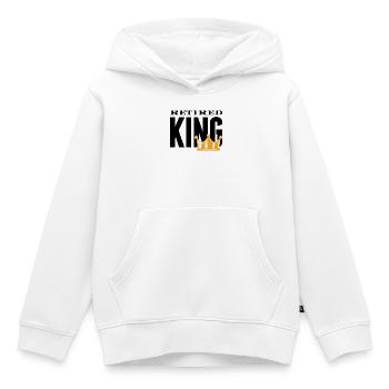 Pensionist Pensionierung Ruhestand Statement - Kinder Premium Organic Hoodie - Weiß - Vorne - AI Model Kid Female (0cm)