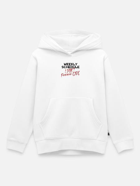Lebensabend Statement Ruhestand Freiheit Senior - Kinder Premium Organic Hoodie - Weiß