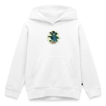 Mort - Sweat Premium à capuche enfant bio - blanc - Devant - AI Model Kid Female (0cm)