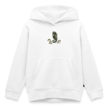 Wonderful and elegant horse - Kids Premium Organic Hoodie - white - Front - AI Model Kid Female (0cm)