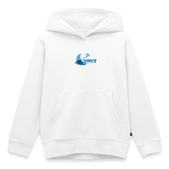 Vince - Kids Premium Organic Hoodie - white - Front - AI Model Kid Female (0cm)