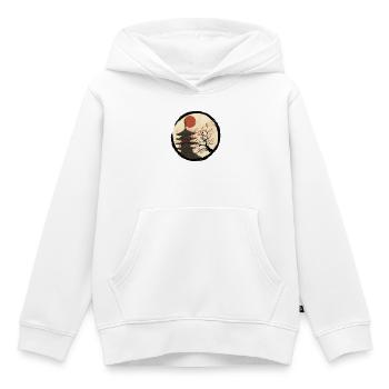 Kyoto in bloom - Kids Premium Organic Hoodie - white - Front - AI Model Kid Female (0cm)