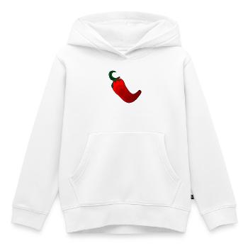 Paprika épicé au piment fort - Cuisine - Sweat Premium à capuche enfant bio - blanc - Devant - AI Model Kid Female (0cm)