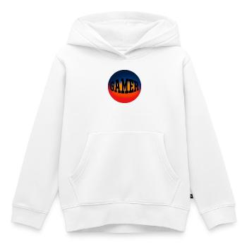Gamer-Spielkonsole - Kinder Premium Organic Hoodie - Weiß - Vorne - AI Model Kid Female (0cm)