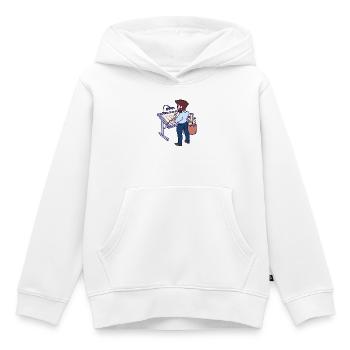 Projektmanager Architekt Job Vorgesetzter Karriere - Kinder Premium Organic Hoodie - Weiß - Vorne - AI Model Kid Female (0cm)
