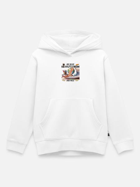 Die Beste Lehrerin Nachhilfelehrerine Schule - Kinder Premium Organic Hoodie - Weiß