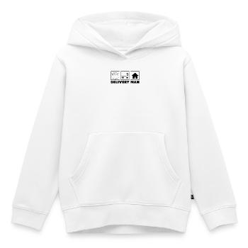 Zusteller Job Angestellter Karriere Statement - Kinder Premium Organic Hoodie - Weiß - Vorne - AI Model Kid Female (0cm)