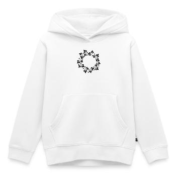 Kranz - Kinder Premium Organic Hoodie - Weiß - Vorne - AI Model Kid Female (0cm)