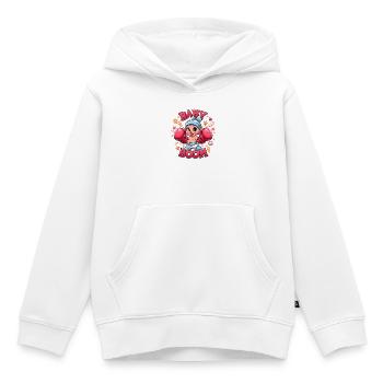Baby Boom - Kids Premium Organic Hoodie - white - Front - AI Model Kid Female (0cm)