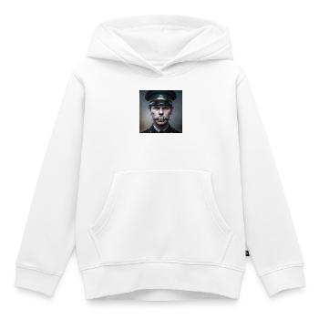 Verschwörung 04 - Halt die Klappe - Kinder Premium Organic Hoodie - Weiß - Vorne - AI Model Kid Female (0cm)