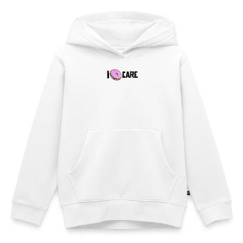 Quoi qu’il en soit, le beignet de déclaration drôle n’a pas d’importance pour moi - Sweat Premium à capuche enfant bio - blanc - Devant - AI Model Kid Female (0cm)