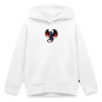 Flying Dragon - Kinder Premium Organic Hoodie - Weiß - Vorne - AI Model Kid Female (0cm)