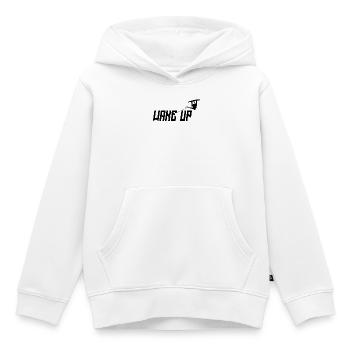 Kitesurfer Statement Stunt Wakeboard Surf - Sweat Premium à capuche enfant bio - blanc - Devant - AI Model Kid Female (0cm)