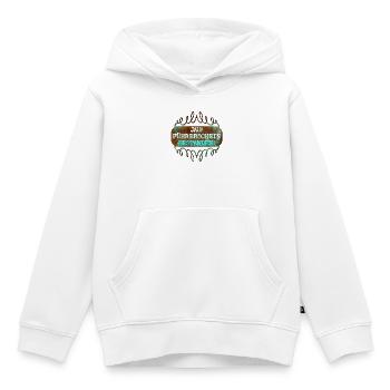 GLÜCKWUNSCH FÜHRERSCHEIN BESTANDEN - Kinder Premium Organic Hoodie - Weiß - Vorne - AI Model Kid Female (0cm)