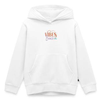 Ambiance de plage - Sweat Premium à capuche enfant bio - blanc - Devant - AI Model Kid Female (0cm)