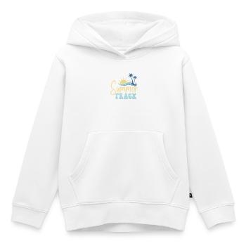 Summer Track - Kids Premium Organic Hoodie - white - Front - AI Model Kid Female (0cm)