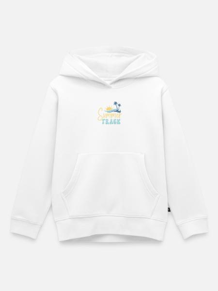 Sommerstrecke - Kinder Premium Organic Hoodie - Weiß