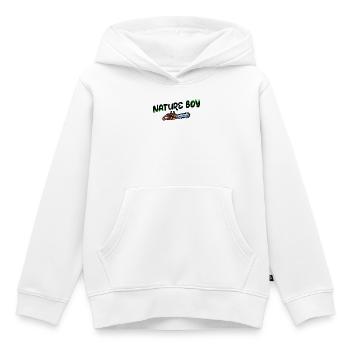 Scie déclaration bûcheron menuiserie forestier - Sweat Premium à capuche enfant bio - blanc - Devant - AI Model Kid Female (0cm)