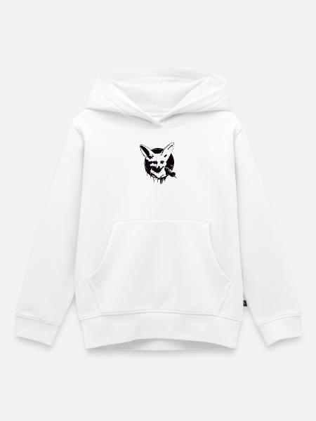 Fennek - Kinder Premium Organic Hoodie - Weiß