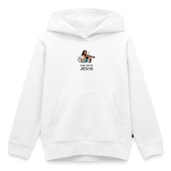 Violinen Akkorde für Jesus Christlicher Gott - Kinder Premium Organic Hoodie - Weiß - Vorne - AI Model Kid Female (0cm)