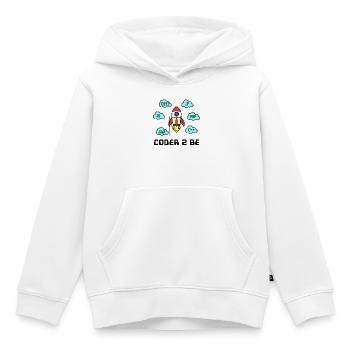Open Source Developer Css C++ Php Java Coden - Kinder Premium Organic Hoodie - Weiß - Vorne - AI Model Kid Female (0cm)