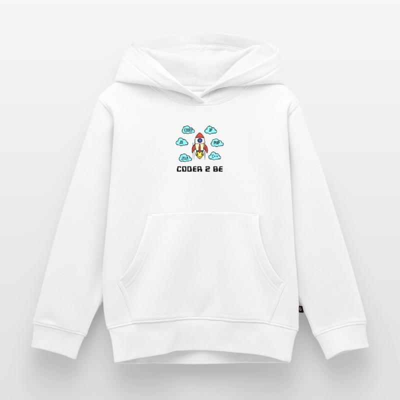 Open Source Developer Css C++ Php Java Coden Kinder Premium Organic Hoodie