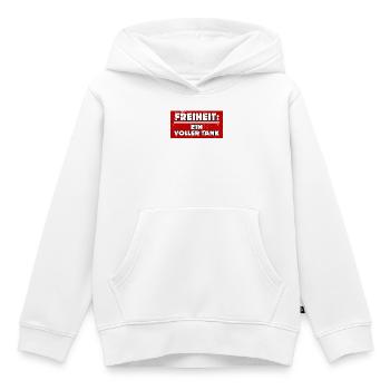 Energiespeicher Tanken Statement Zapfsäule - Kinder Premium Organic Hoodie - Weiß - Vorne - AI Model Kid Female (0cm)