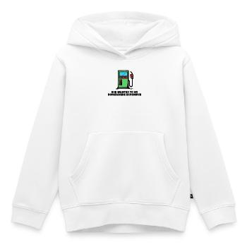 Tankstelle Tanken Statement Zapfsäule Energie - Kinder Premium Organic Hoodie - Weiß - Vorne - AI Model Kid Female (0cm)