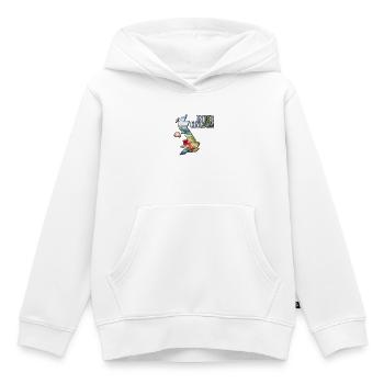 Aquarell Karte United Kingdom - Kinder Premium Organic Hoodie - Weiß - Vorne - AI Model Kid Female (0cm)