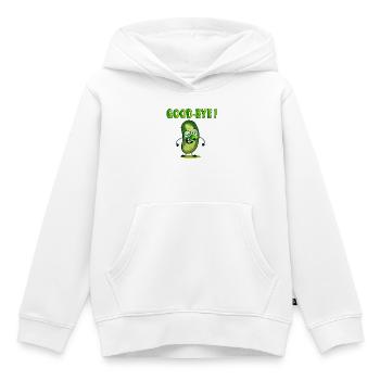ADIEU AU REVOIR - CORNICHONS - Sweat Premium à capuche enfant bio - blanc - Devant - AI Model Kid Female (0cm)