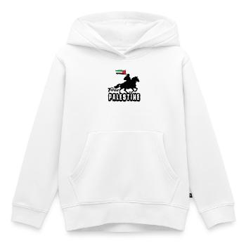 Freies Palästina - Kinder Premium Organic Hoodie - Weiß - Vorne - AI Model Kid Female (0cm)