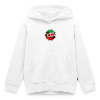 Surfing Portugal - Kids Premium Organic Hoodie - white - Front - AI Model Kid Female (0cm)