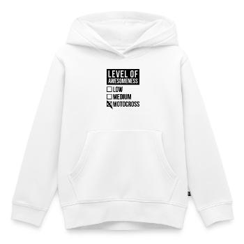 Motocross Motocross Motocross - Kids Premium Organic Hoodie - white - Front - AI Model Kid Female (0cm)