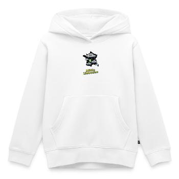 Météo Limousine - Sweat Premium à capuche enfant bio - blanc - Devant - AI Model Kid Female (0cm)