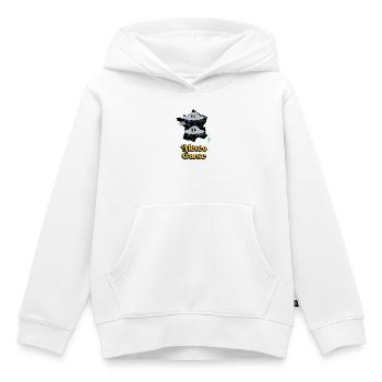 Météo Corse - Sweat Premium à capuche enfant bio - blanc - Devant - AI Model Kid Female (0cm)