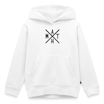 Mathe - Kinder Premium Organic Hoodie - Weiß - Vorne - AI Model Kid Female (0cm)