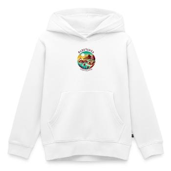 Parotonga Cook Islands Pazifik Reise - Kinder Premium Organic Hoodie - Weiß - Vorne - AI Model Kid Female (0cm)