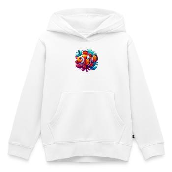 Clownfische - Kinder Premium Organic Hoodie - Weiß - Vorne - AI Model Kid Female (0cm)