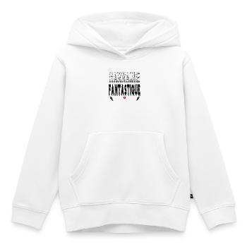 Marraine Fantastique - Sweat Premium à capuche enfant bio - blanc - Devant - AI Model Kid Female (0cm)