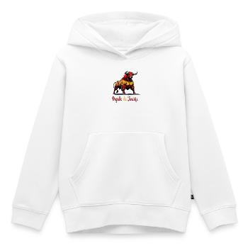Design du drapeau Pride Tenerife - Sweat Premium à capuche enfant bio - blanc - Devant - AI Model Kid Female (0cm)