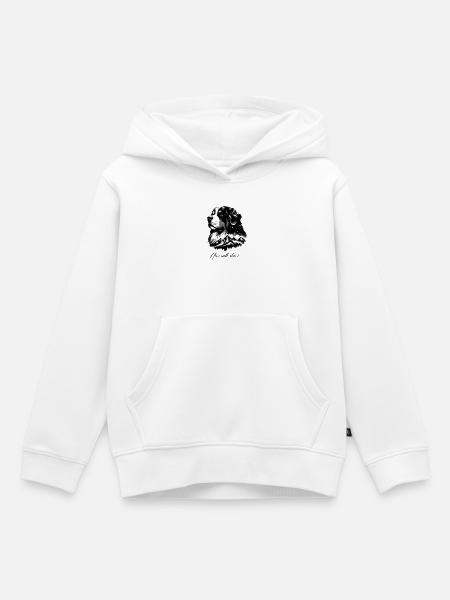 Bernese mountain dog - Kinder Premium hoodie biologisch - wit