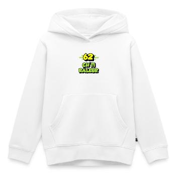 Ch'ti râleur - Sweat Premium à capuche enfant bio - blanc - Devant - AI Model Kid Female (0cm)
