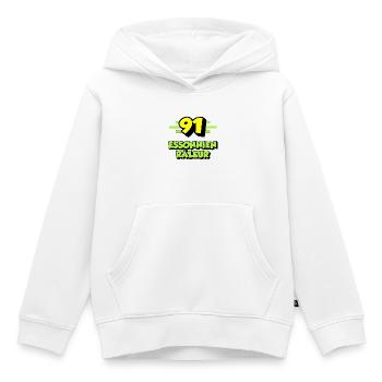 Complaining Essonne - Kids Premium Organic Hoodie - white - Front - AI Model Kid Female (0cm)