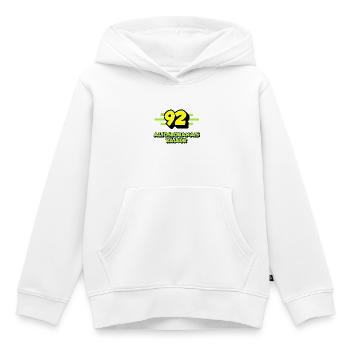 Complaining Altosequanese - Kids Premium Organic Hoodie - white - Front - AI Model Kid Female (0cm)