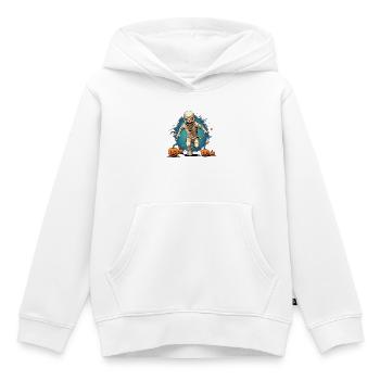 Halloween Mummy - Kids Premium Organic Hoodie - white - Front - AI Model Kid Female (0cm)