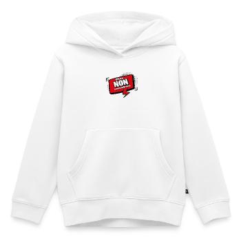 Sag nein zu deiner Schwiegermutter - Kinder Premium Organic Hoodie - Weiß - Vorne - AI Model Kid Female (0cm)