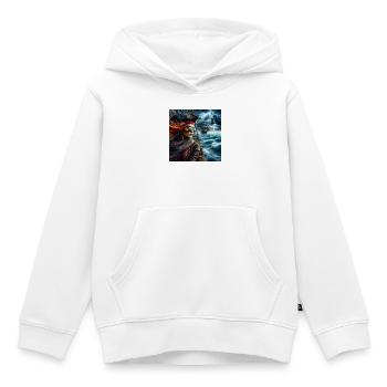 l'Aventurière des Mers - Sweat Premium à capuche enfant bio - blanc - Devant - AI Model Kid Female (0cm)